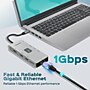 Turonic Dock Hub Mini 8-in-1 Universal Docking Station for Windows and macOS, Silver (BYL-2401)~#|#~9ADD6B36-8A39-4F8E-BF3CD9C911F4404E_sc7