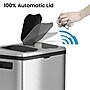 iTouchless Halo Dual Compartment Stainless Steel Sensor Recycle Bin and Trash Can, 16 Gallon (RT16SS)~#|#~9ADF4C64-F7FD-4963-A91C020DB50315B2_sc7