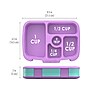 bentgo Kids Mermaid Scales Bento Box, 5-Compartment, Teal/Purple, 19 oz. (BGKDPT-MMD)~#|#~9B1FA89B-511B-411E-939C5DEF20499F20_sc7