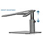 Mount-It! 2" x 10" Adjustable Height Laptop Riser for 11"-15" Laptops, Silver (MI-7271)~#|#~9B1FC8D7-9E7A-436C-9D4451F0B9F9D28E_sc7