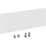 Lorell Relevance Acrylic Clamp Mount Desktop Privacy Panel, 15.7"H x 49.2"W, Clear (LLR16220)~#|#~9B230B6A-17A9-42FD-98CA77A4D7693F43_sc7