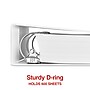 Staples 3" 3-Ring View Binder, D-Ring, White (55413/26450)~#|#~9B53D454-2491-43C6-A71138B7BF186E03_sc7