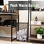 Mind Reader Metal Trash Cans, 10 Gallon, Black, 2/Pack (2LASBIN-BLK)~#|#~9B587BB2-21A7-4D82-BB32703B34FADD8C_sc7