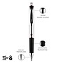 uniball 207 Impact Retractable Gel Pens, Bold Point, 1.0mm, Red Ink (65872)~#|#~796E2613-F8E6-495F-918EA69A4C6EC205_sc7