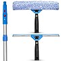Gritt Commercial Pro Telescoping 14" Window Cleaning Squeegee Kit, Blue/Silver, 3 Piece/Kit ( GRI137-6F-14)~#|#~9B913143-2381-492C-AA19D423DB53CE2D_sc7