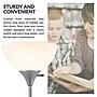 Newhouse Lighting Henry 71" Silver Floor Torch Lamp with Round Shade (NHFL-HE-SI)~#|#~9BA1436D-5E12-45E7-80814DEB64E4ACCF_sc7