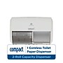 Georgia-Pacific Compact 2-Roll Side-by-Side Coreless Toilet Paper Dispenser, White (56797A)~#|#~9BA6BEAF-5CA0-4C77-8ED2BFA75D67AE0C_sc7