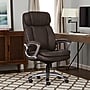Serta Fairbanks Ergonomic Bonded Leather Executive Big & Tall Chair, 350 lb. Capacity, Chestnut (43675A)~#|#~9BD23670-854A-405D-8BA0882845A61E03_sc7