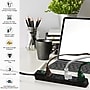 GoGreen Power 6-Outlet Mini Surge Protector, 2', Black (GG-16103MINBK)~#|#~9BD46DEC-3428-4E6E-B95EBA88824B4178_sc7