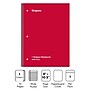 Staples 1-Subject Notebooks, 8" x 10.5", Wide Ruled, 70 Sheets, Red (ST24007C)~#|#~9BF4F243-477B-4001-AE4AA05F406595BD_sc7