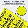 Avery Laser/Inkjet Multipurpose Rectangle Labels, 2" x 2-5/8", Neon Yellow, 600/Pack (94235)~#|#~9BFC8D4B-261B-4180-B57063D4CF1C283A_sc7