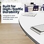Flash Furniture Wren Kidney Activity Table, 96" x 48", Height Adjustable, White Top/Silver Frame (XUA4896KDWHTA)~#|#~9C04E6D3-2844-436F-98CBAA99B2284A02_sc7