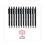 Universal Retractable Ballpoint Pen, Medium Point, Black Ink, Dozen (UNV15510)~#|#~9C1B3C6C-7F3B-4A1F-A8FAA0463607CC36_sc7