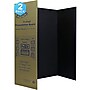Enday Emraw Tri-Fold Presentation Board, 36" x 48", Corrugated, Black, 4/Pack (EDY11564)~#|#~9C1D4852-E49D-4314-B183FB5733187899_sc7