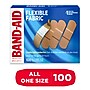 Band-Aid Brand Flexible Fabric Adhesive Bandages, 1" x 3", 100/Box (4444)~#|#~9C259778-D2F4-4374-870A5541C05612A6_sc7