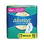 Always Ultra Thin Regular Pad with Wings, Unscented, 22/Pack, 12 Packs/Carton (03339)~#|#~9C271F66-894E-4815-B334EB22F8E32A03_sc7