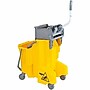 Unger SmartColor Plastic Split-Compartment Mop Bucket, 8-Gallon, Yellow (UNGCOMBY)~#|#~9C2B5BE7-193A-4C4C-A606341D45ECB556_sc7
