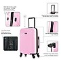 DUKAP Inception 20" Hardside Suitcase, 4-Wheeled Spinner, TSA Checkpoint Friendly, Pink (DKINC00S-PNK)~#|#~9C2BB816-D6A2-48EC-A57FCFA736B5CCFA_sc7