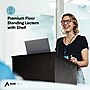 AdirOffice 46"H Floor Standing Lectern with Adjustable Shelf, Black (661-01-BLK)~#|#~9C377AA8-1EB0-4599-8EFEBDBF202677E2_sc7