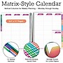 2027 Excello Brands 10.3" x 12.3" Weekly & Monthly Standard Planner, Plastic Cover, Colorful Botanicals (DLX-CY27-0030)~#|#~9C3842D4-758C-4922-ADF50998BCE41190_sc7
