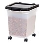 Iris 32.5 Quart Storage Container with Lid, Plastic, Black (585126)~#|#~9C3870D2-A3B8-45FC-BF3A738515E2FF45_sc7