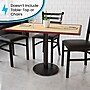 Flash Furniture 18'' Round Restaurant Table Base With 3'' Dia. Table Height Column, Black (XUTR18)~#|#~9C4F2879-D57D-4945-950B801BFAA6EB9C_sc7