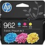 HP 962 Cyan/Magenta/Yellow Standard Yield Ink Cartridge, 3/Pack (3YP00AN#140)~#|#~9C569BBA-11F9-4AC8-993F801EABED2FB6_sc7