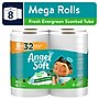 Angel Soft Mega Toilet Paper, Fresh Evergreen Scent, 2-ply,White, 8 Rolls/Pack (79461)~#|#~9C59C515-0EDD-486F-99D9189ECB0BB3B2_sc7