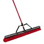 Libman Commercial 36" Multi-Surface Heavy-Duty Push Broom, Red & Black Bristles, 3/Carton (1101)~#|#~9C6CBF95-6A49-4801-A49A825588624A19_sc7