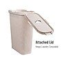 Mind Reader 10.5 Gallon Hamper with Lid, Plastic, Ivory, 3/Pack (3PKHAMP40-IVO)~#|#~9C7D7582-DE79-460F-A4617A830DD883F9_sc7