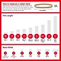 Staples Rubber Bands, Size #64, 1 lb. Bag – Economy Bands for Office Bundling, Filing & Mailroom Use~#|#~9C8E24C7-94AB-403E-A9823D672539F436_sc7