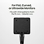 Kanto DM2 Dual Monitor Desktop Mount for 17” - 35” Displays, Up to 22 lbs., Black~#|#~9C9D8B99-6606-4C1B-BFF3BDEA7BE18A53_sc7