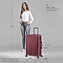 DUKAP Airley 24" Hardside Suitcase, 4-Wheeled Spinner, TSA Checkpoint Friendly, Wine (DKAIR00M-WIN)~#|#~9CA526B0-C9C5-4D7D-AF528B576746957F_sc7