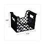 Universal Recycled Desktop File Holder, Plastic, Black, 8 5/8" x 13 1/4" x 10 3/4"~#|#~9CBA8DBB-D737-4686-8E597A592CAFFC02_sc7
