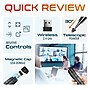 Delton LP99 2.4GHz Wireless Presentation Remote Laser Pointer Stylus and 30” Telescopic Pointer, Black (DLP99)~#|#~9CDBE706-11BA-48C1-AE5D4F2EA0596160_sc7