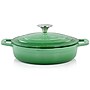 MegaChef Cast Iron 2 Quart Dutch Oven, Green (936119982M)~#|#~9CE4E4CF-F3D2-4B6F-8A2A9EDB6CD095F0_sc7
