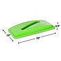 Alpine Industries Polypropylene Recycling Bin, 23 Gallon, Lime Green , 3/Pack (ALP4778-4-LGRN-3)~#|#~9CF4C43F-6A2D-4025-813B73CB069A6DF8_sc7