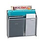 Mind Reader 3-Pocket Metal Mesh Mountable Wall File, Letter Size, Silver (WAFIST3-SIL)~#|#~9CFBD30B-CF2E-4939-A46E4FE16FF2D3B3_sc7
