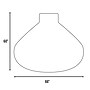 E.S. Robbins Anchormat Chair Mat for Medium Pile Carpets, 66"W x 60"H, Clear~#|#~9D009296-0001-4E0C-A85C429FEEF51055_sc7