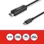 Staples TECH 6 ft. USB-C to HDMI Audio/Video Cable, Male to Male, Black (ST62472)~#|#~9D11301E-A101-4856-818C1DD095347065_sc7