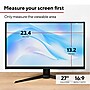 Staples TECH Privacy Filter – 27‑Inch Widescreen Computer Monitor Screen Protector~#|#~9D14C3E1-2B49-4553-936A9473E5A305D6_sc7