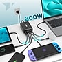 Turonic 200W 6-Port Desktop Charging Station, USB-C & USB-A, Black (350H43)~#|#~9D16C1C1-857D-4739-A29ADB199197629D_sc7