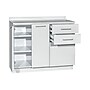 Viva Comfort 36'' H x 42" W Exam Room Medical Cabinet with 24" W Right Side Desk, 2 Doors, 3 Drawers, Gray (90242-NS-GRY-AO)~#|#~9D3D46B2-8EDF-4DA6-9177B1713B57F03D_sc7