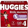 Huggies Little Movers Baby Diapers, Size 4, 120/Carton (53593)~#|#~9D53A9C3-EFDE-43A8-BD339E6C97AE4A67_sc7