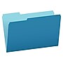 Pendaflex Interior File Folders, 1/3 Cut Top Tab, Legal, Blue, 100/Box~#|#~m000053420_sc7