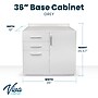 Viva Comfort 36'' H x 36" W Exam Room Medical Cabinet and 36" W Wall Cabinet, 3 Drawers, Gray (90236NS-GRY-WAL)~#|#~9D631C08-2FF8-46AA-A7139D22AA2AB836_sc7