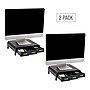 Mind Reader Monitor Stand and Desktop Organizer, Up to 22" Monitor, Black, 2/Pack (2MONSTA3D-BLK)~#|#~9D70FE7E-6F18-4E35-99C312C2D45255CC_sc7
