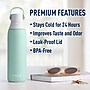 Brita Stainless Steel Filtered Water Bottle, 20 oz., Glacier (36448)~#|#~9D84A087-0BA9-46DF-819C0F4AD2C7C45A_sc7