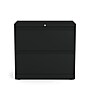 Staples Heavy Duty 2 Drawer Lateral File Cabinet, Letter & Legal Size Documents, 30" W x 18.62" D x 28" H, Black~#|#~9D90C907-45F9-42E3-B87149917CBC781C_sc7