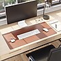 Smead Large Vegan Leather Anti-Slip Desk Pad, 36" x 17", Brown (64827)~#|#~9DA25AF9-D69F-4934-80C4D183ACE501AB_sc7